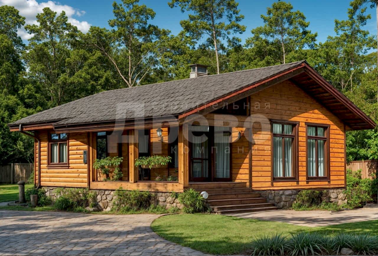 Дом проект из бруса Ж-54-91