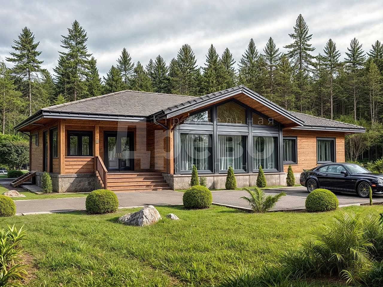 Дом проект из бруса Ж-54-92