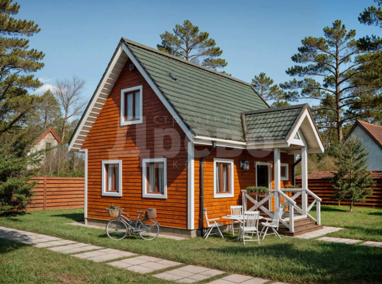 Дом проект из бруса Локи-15