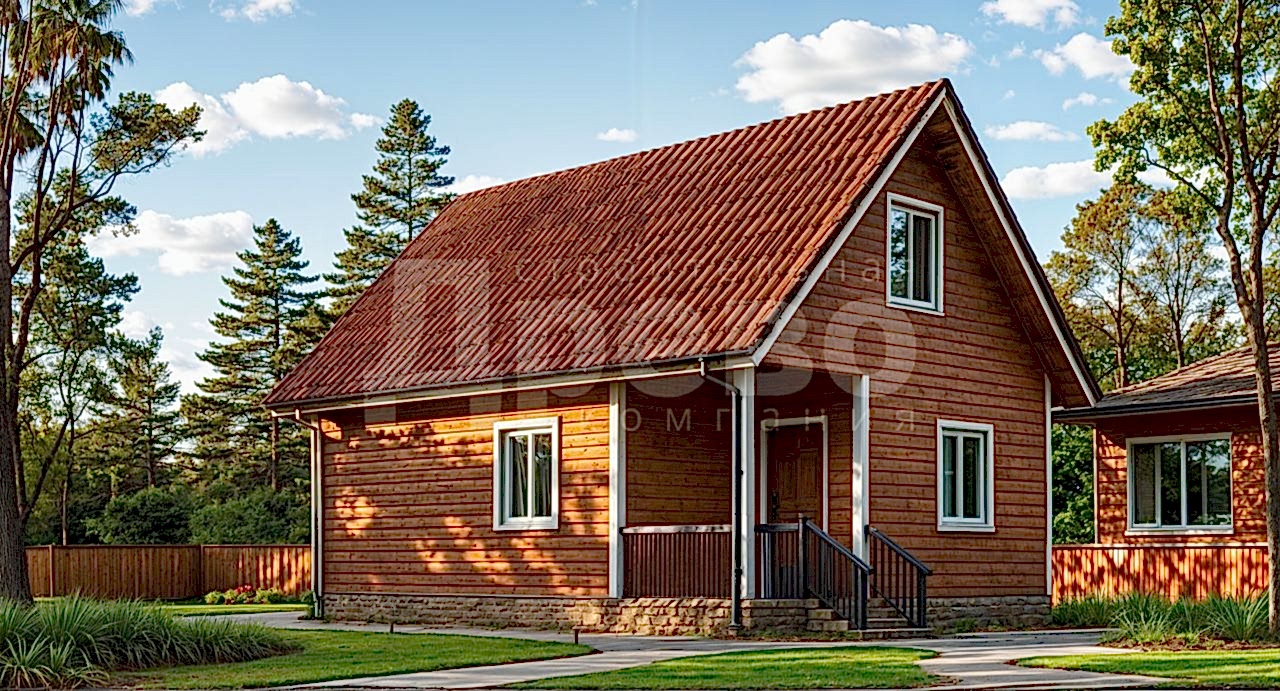 Дом проект из бруса Локи-16
