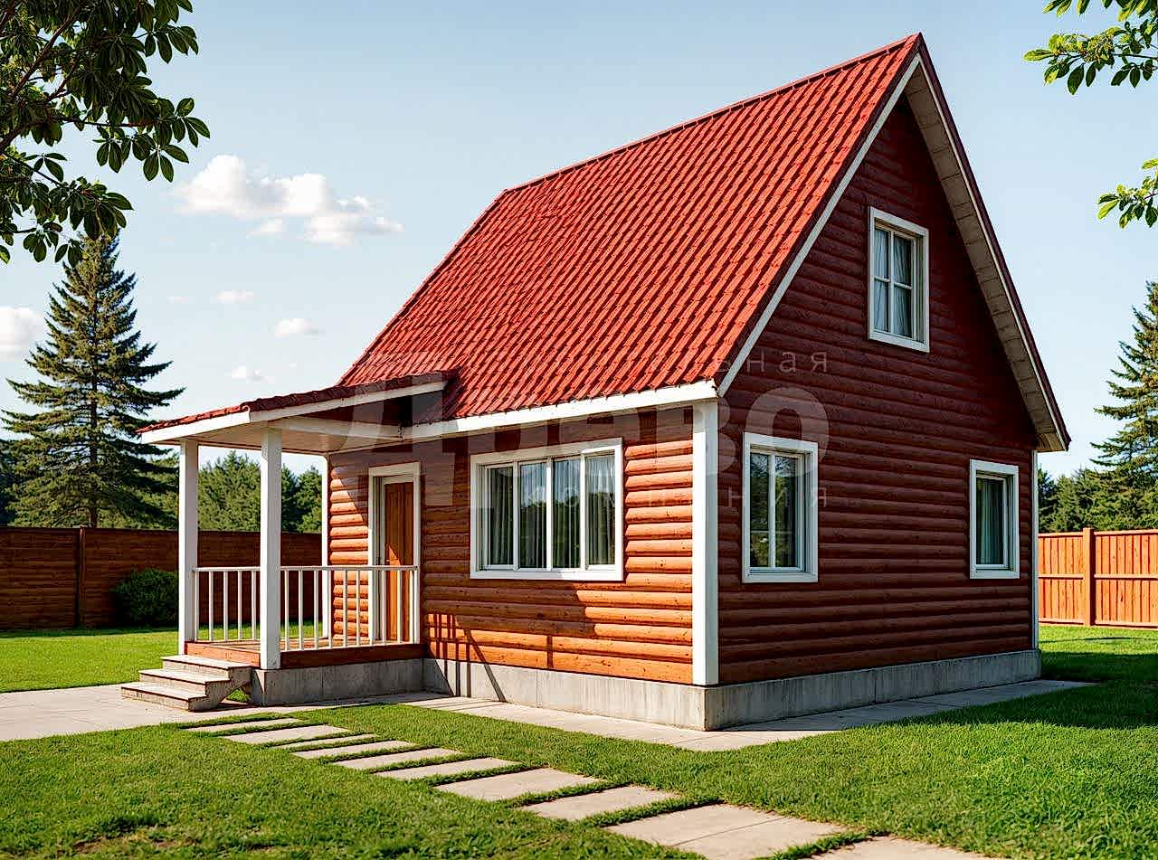 Дом проект из бруса Локи-3