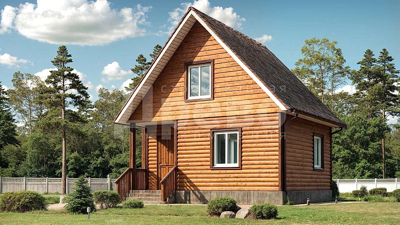 Дом проект из бруса Локи-5