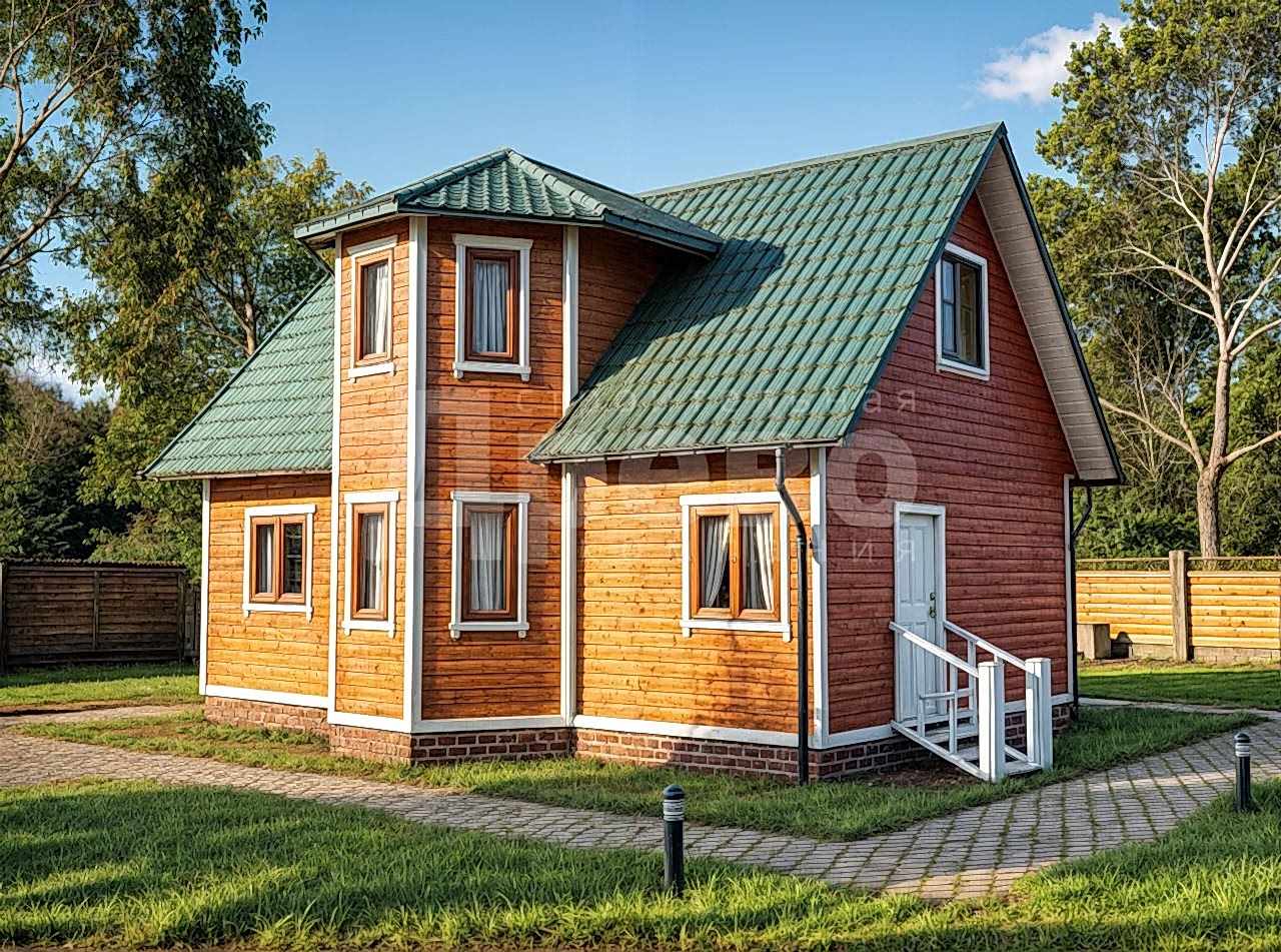 Дом проект из бруса Осирис-10