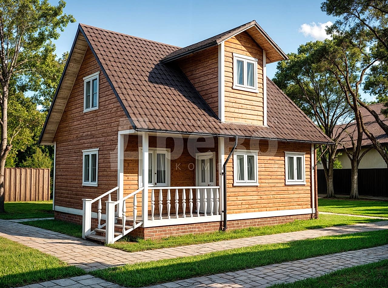 Дом проект из бруса Осирис-12