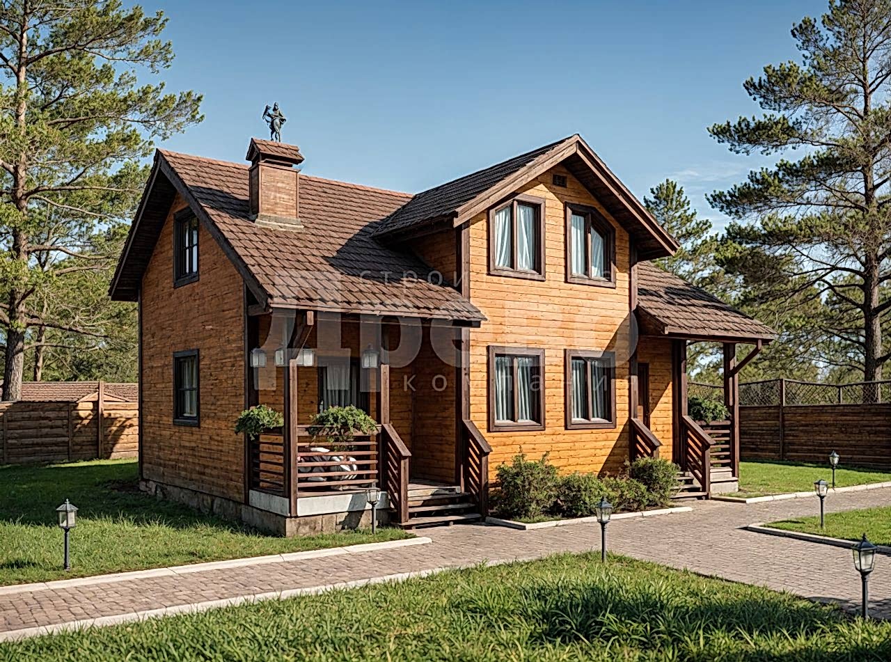 Дом проект из бруса Осирис-13