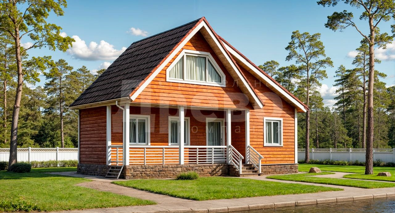 Дом проект из бруса Осирис-14