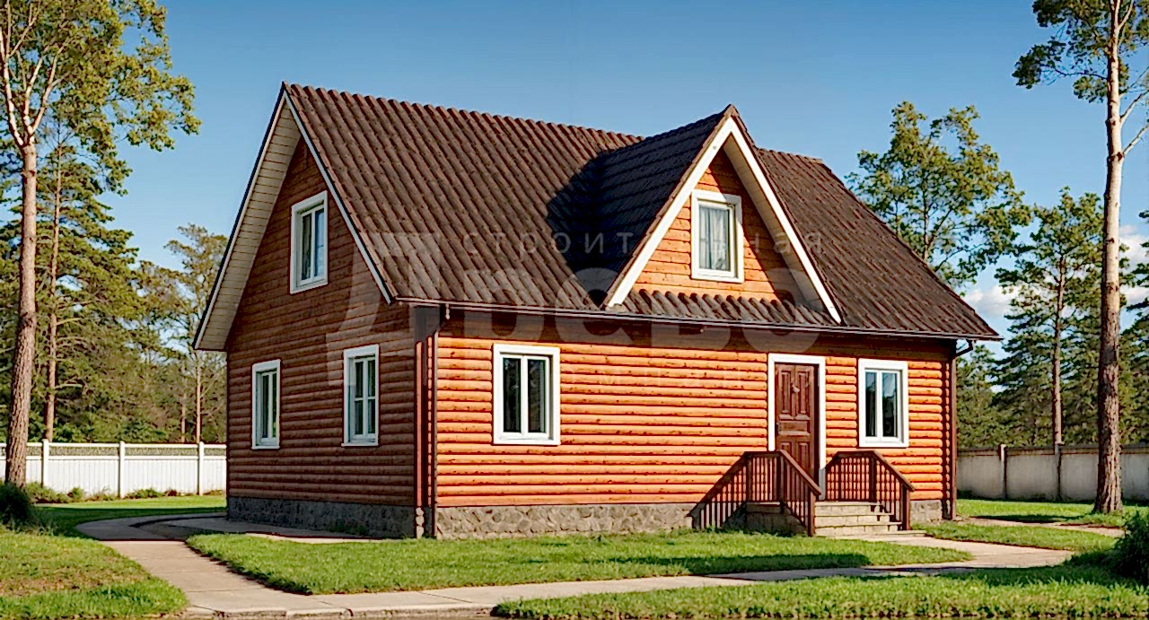 Дом проект из бруса Осирис-15