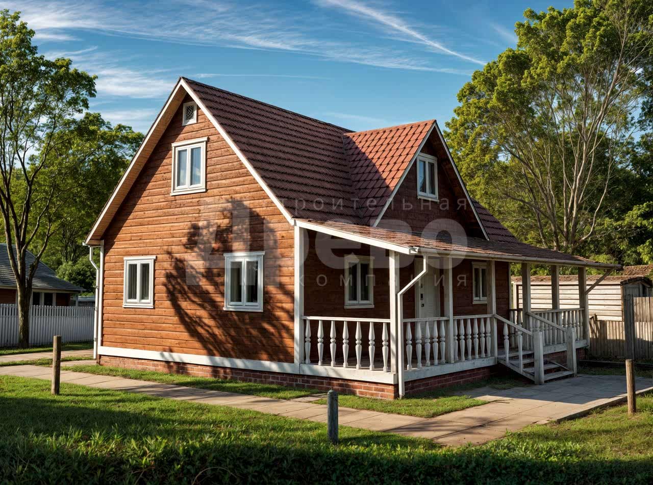 Дом проект из бруса Осирис-17