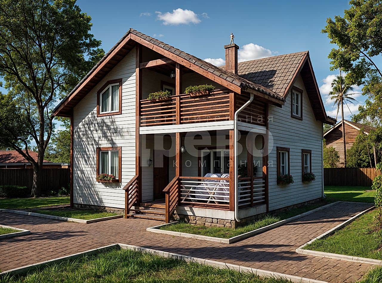 Дом проект из бруса Тор-17