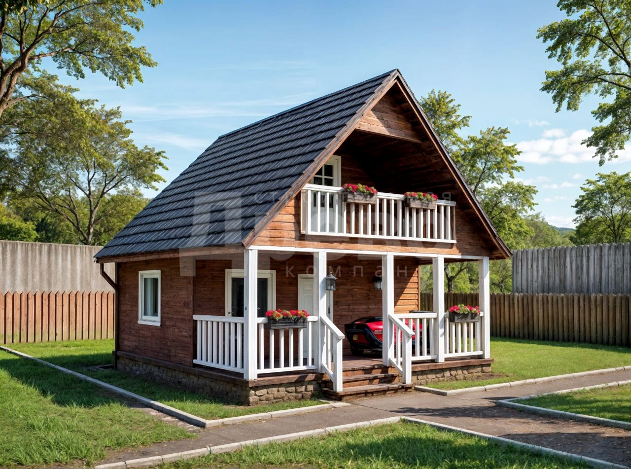 Дом проект из бруса Тор-3