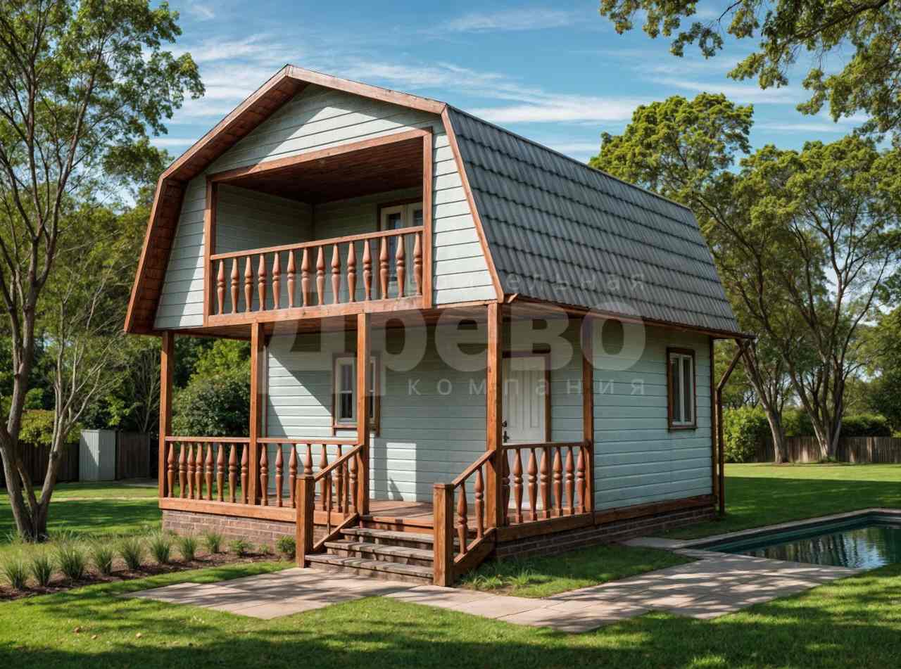 Дом проект из бруса Зевс-10