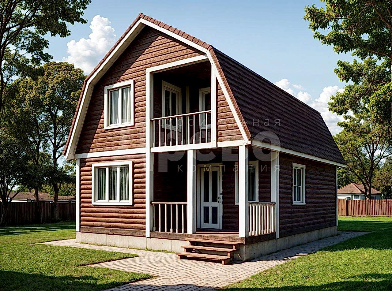 Дом проект из бруса Зевс-14