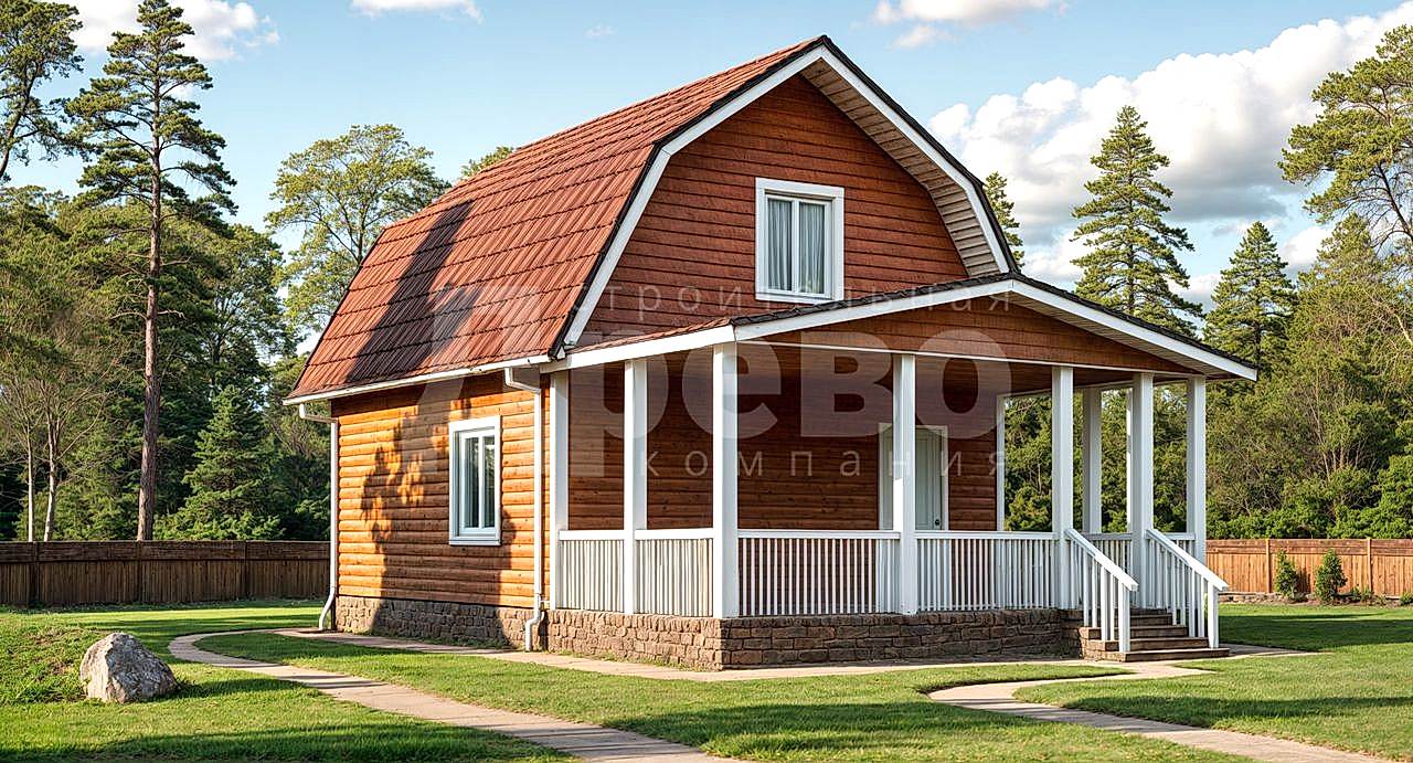 Дом проект из бруса Зевс-18