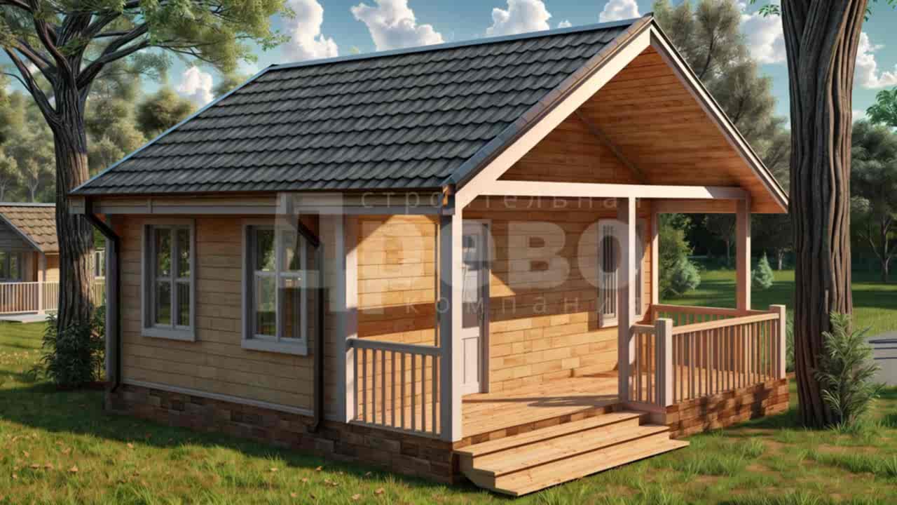 Дом проект каркасный Ж-52-118