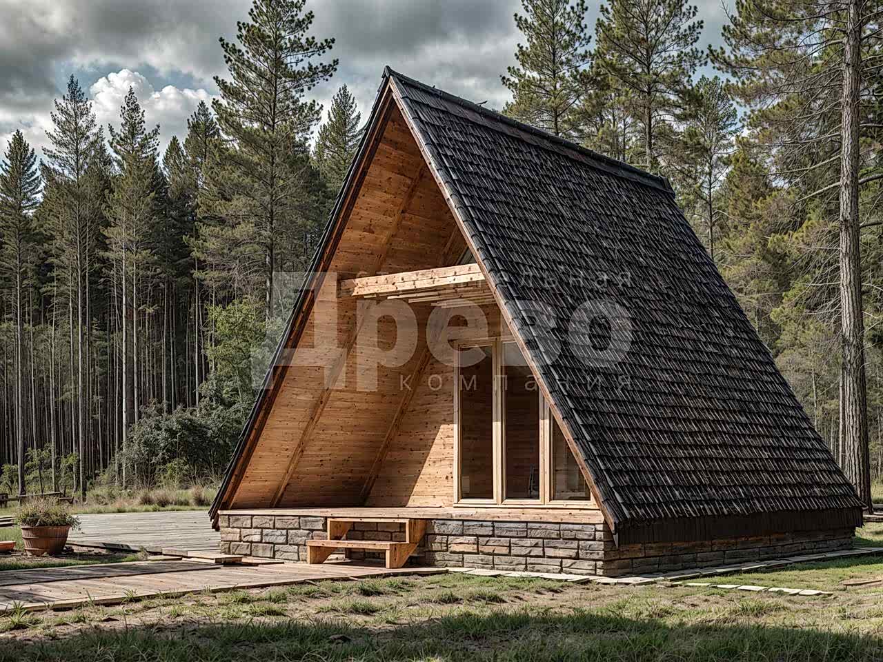 Дом проект каркасный Ж-52-190