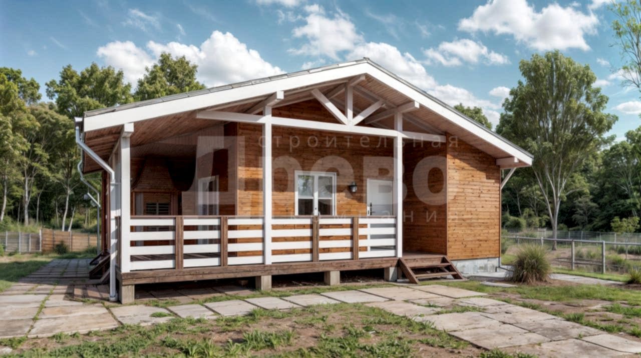 дом проект каркасный Ж-52-222