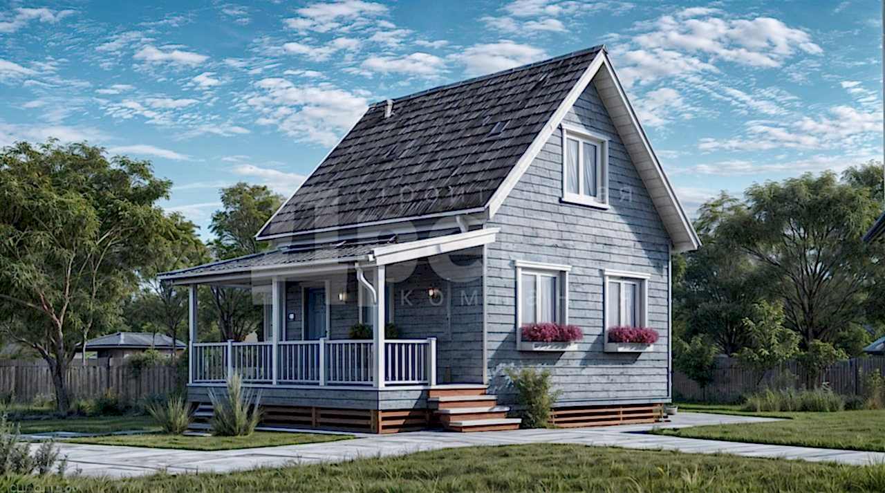 дом проект каркасный Ж-52-317