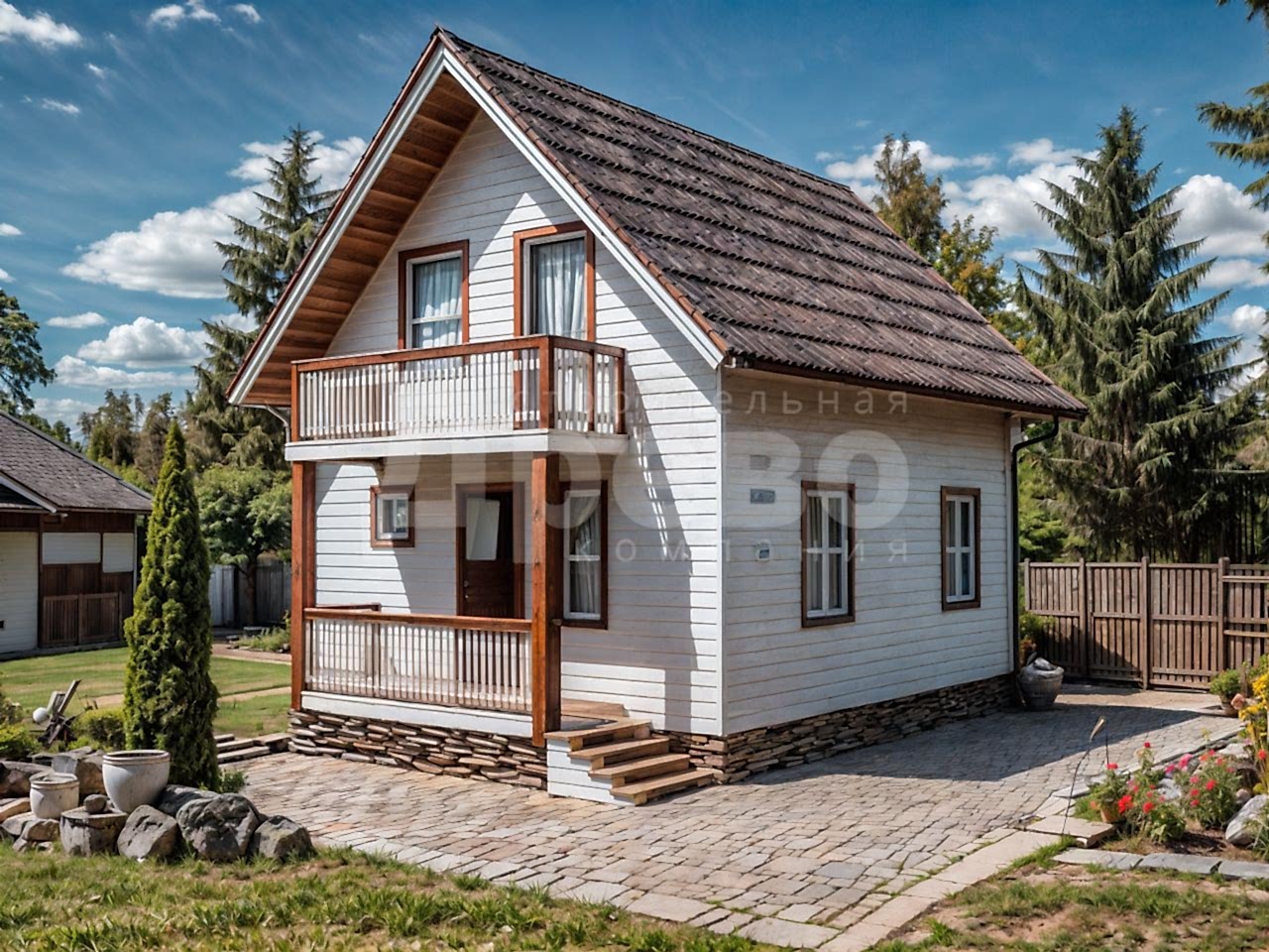 дом проект каркасный Ж-52-322