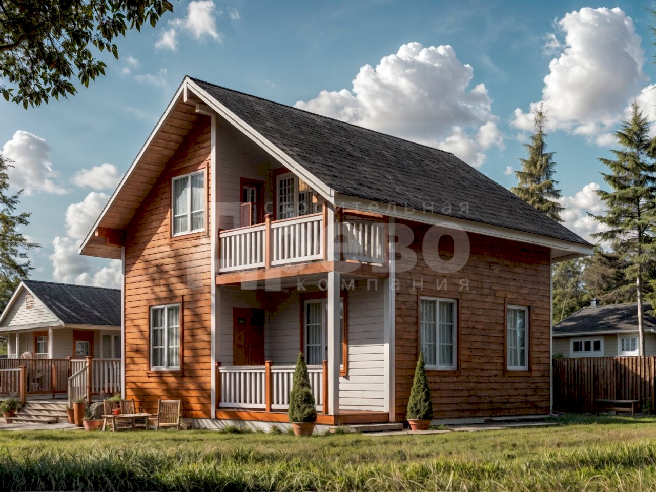 дом проект каркасный Ж-52-347
