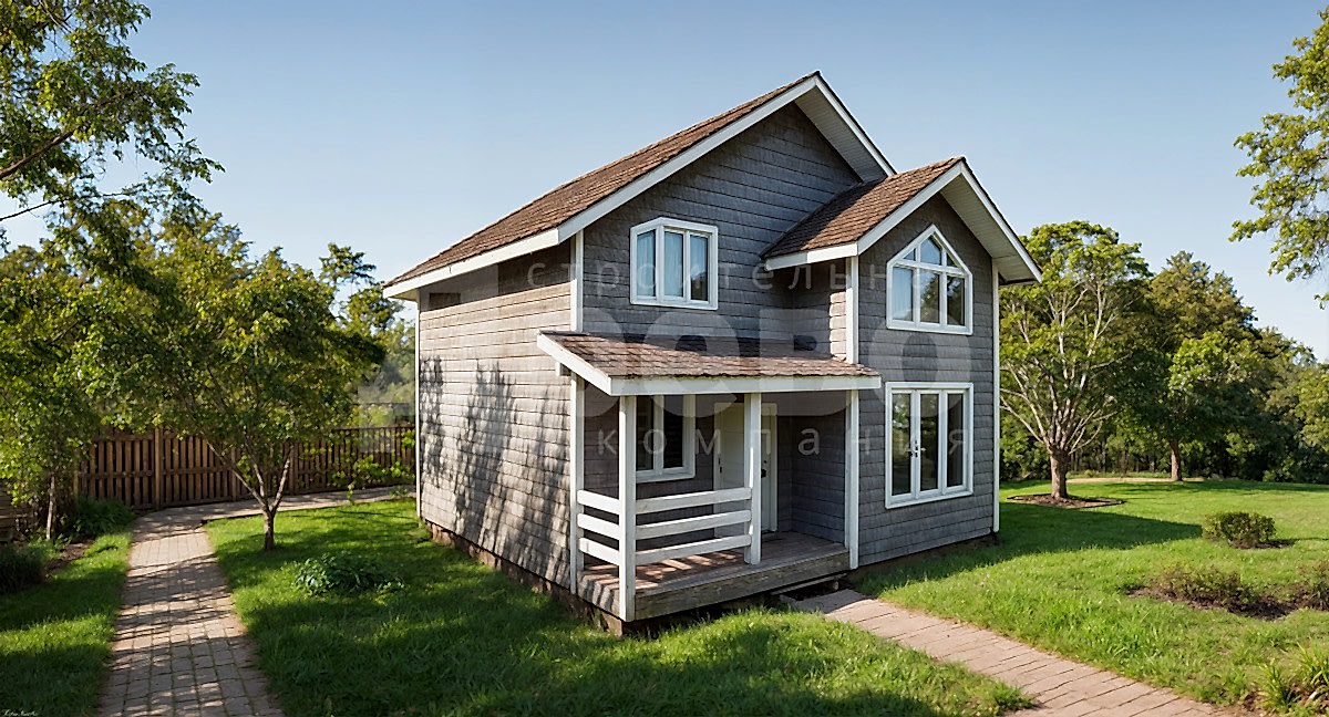 Дом проект каркасный Ж-52-84