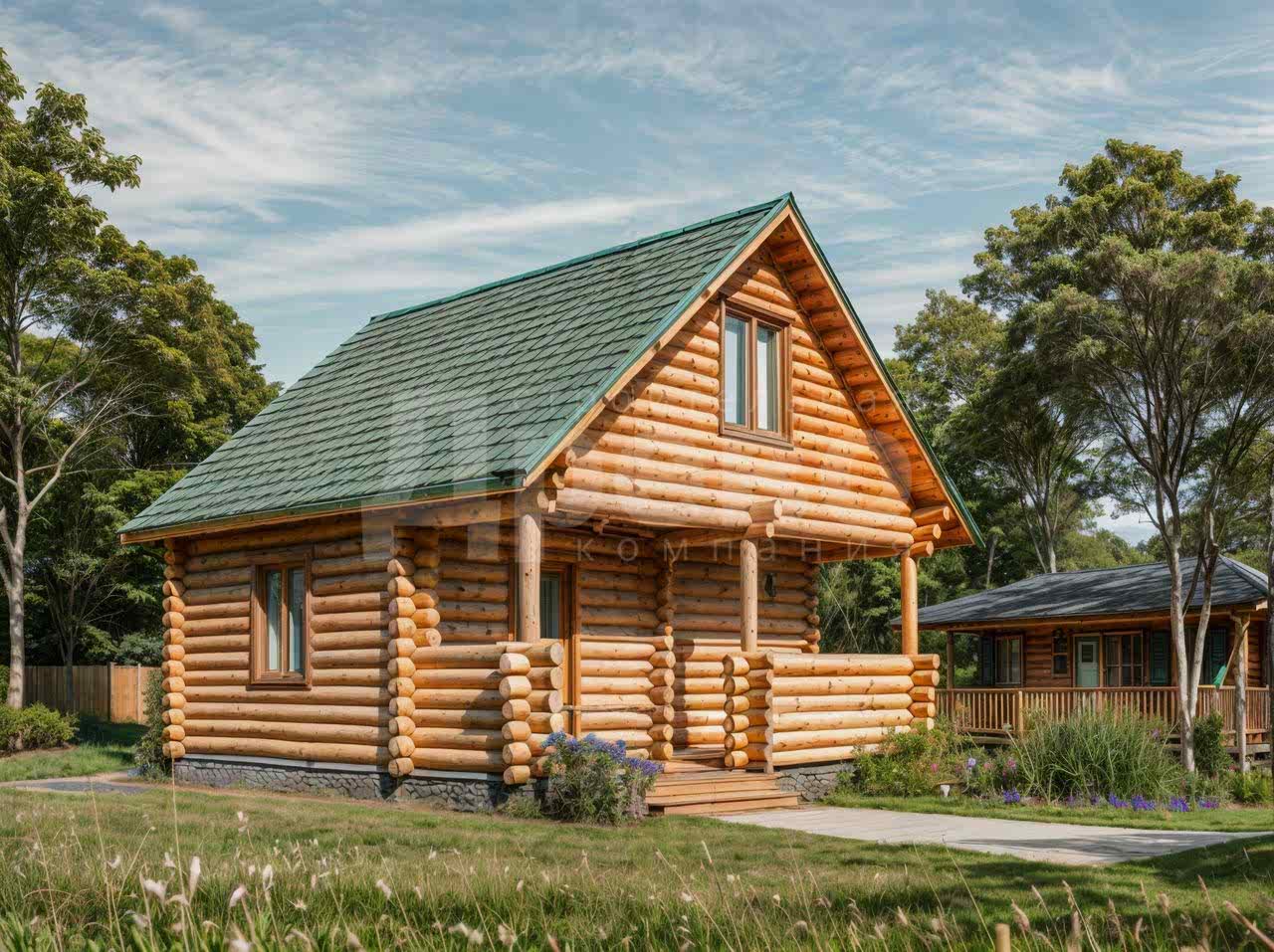 Баня проект баня из бревна Ж-56-72